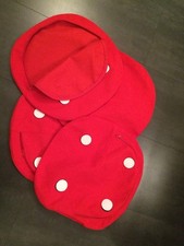 Housse de coussin rouge tulip