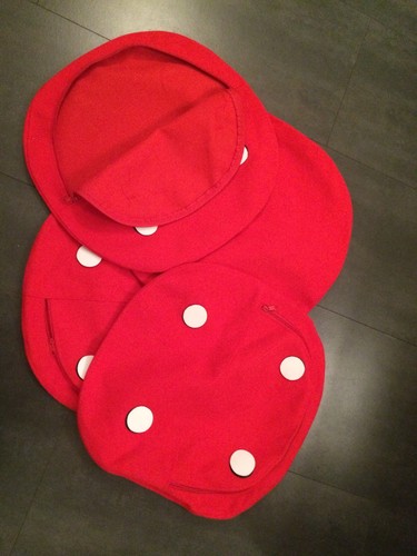 Housse coussin rouge tulip - de,