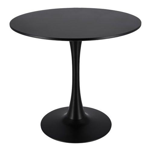 Table ronde noire - moderne, pour