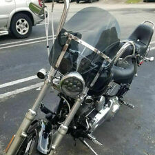 Smoke Windshield For Harley Sportster XL 1200 883 Dyna Glide Softail Night Train