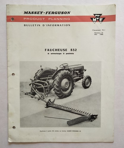 Original french bulletin - french,