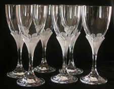 6 Crystal d'Arques Granville Wine Glasses Model