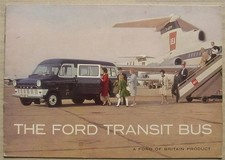 FORD TRANSIT BUS Sales Brochure Nov 1966 #177899/11/66 DOM