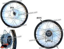 Jante Avant Axe 12mm Noire