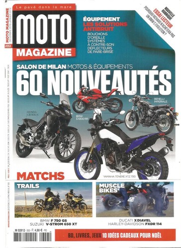 Moto magazine 353 honda cb - magazine, n°353