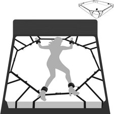 Constrictive Bondage Kit Set Handcuffs Fetish BDSM Sex Tie Hands Legs Bed