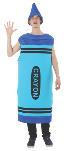 Costume crayon bleu pour - de,