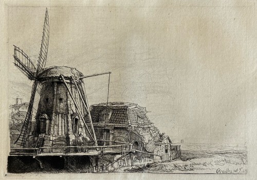 Rembrandt gravure eau forte
