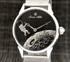 Men's Moon watch Exclusive Watch Astronaut Husband Gift Custom gift for man