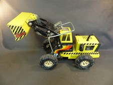 Ancien grand tracto pelle jouet en tole GIANT DIGGER made in Spain vintage