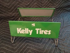 Vintage Kelly Springfield TIRES Tire Stand Display Rack Holder Sign Metal