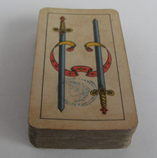 1890 Grimaud Old Italian Bolognese card game scopa scopone stamp seal