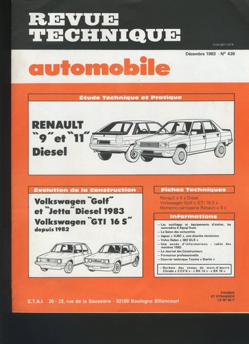 Revue technique auto - technique,