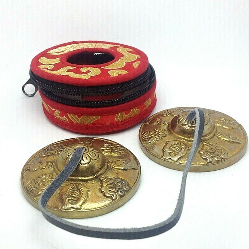Tingsha cymbales tibétaines - cymbales,
