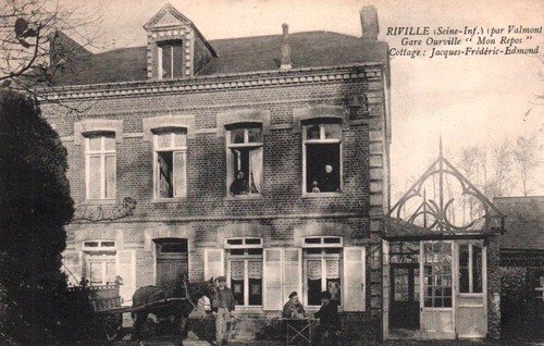 Carte postale riville - -,
