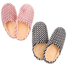  2 Pairs Pantoufles D'hôtel