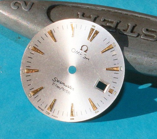 Omega rare cadran argent - rare,