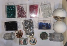 7 boites de paillette noir