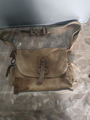 Ancien sac musette militaria - sac,