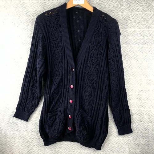 Vintage cardigan femme bleu - femme,