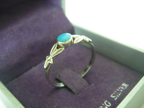 Bague turquoise argent - bague,