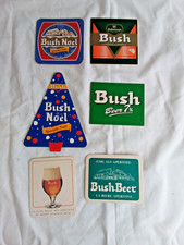 6 anciens sous bock /verre