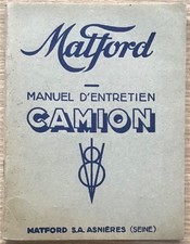 FORD MATFORD V8 TRUCK Service Manual Undated