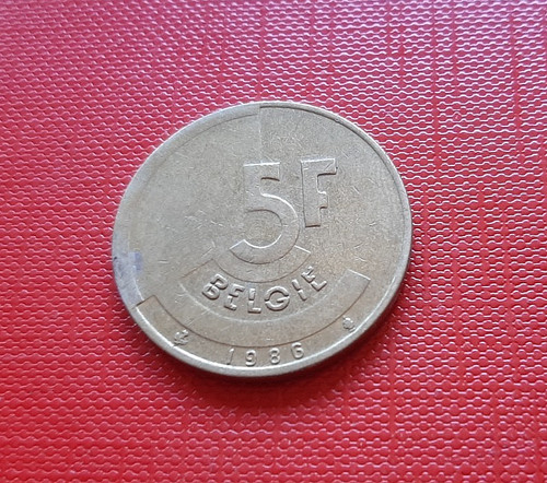 Belgique pièce 5 - pièce, francs