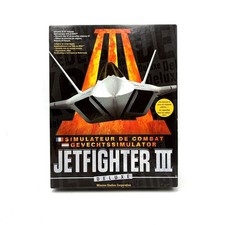 Jetfighter III Combat Flight Simulator Deluxe PC Big Box CIB