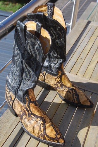 Boots stallion python - et, cuir