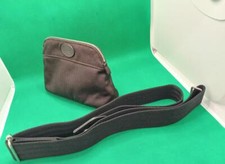 HERMES Bolide Ceinture Black Waist Pouch 2Way Bag - Hand Pouch