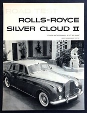 1960 Rolls-Royce Silver Cloud II Sedan Road Test Technical Data Review Article