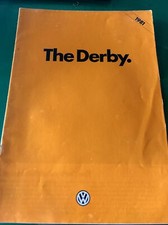 The VW Volkswagen Derby Range 1981 Original Car Sales Brochure Collectable