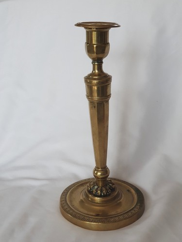 Bougeoir bronze epoque empire - bronze,