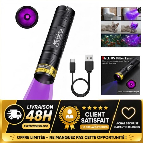Lampe torche 365nm - torche,