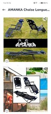 AMANKA Fauteuil de Camping