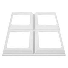 4 Pcs Jupe De Poteau En Béton