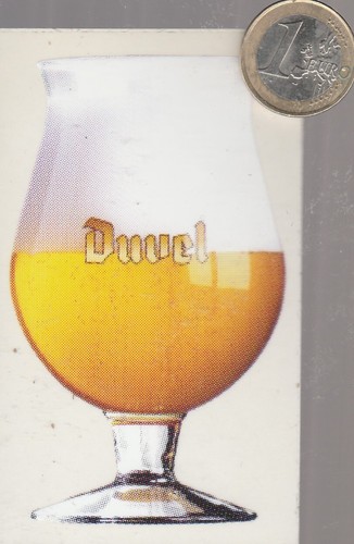 Autocollant bière duvel - autocollant., bière.