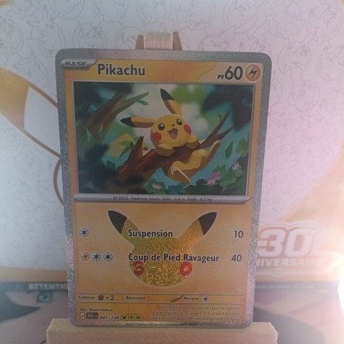 Carte pokémon pikachu - pikachu, 041/128