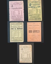 GALLARATE THEATER CONDOMINIUM NO. 5 ORIGINAL POSTERS 1934 GOLDONI JACOBINI E