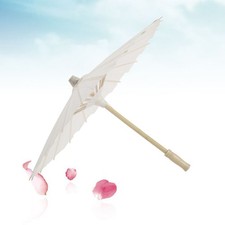  2 Pcs White Umbrella Ombrelle