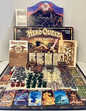 1990 HEROQUEST GAME SYSTEM from Milton Bradley - Almost Complete - Sold As Is