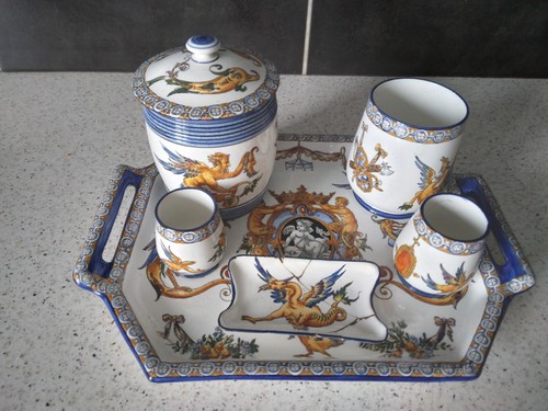 Gien faïence service fumeur - service, a