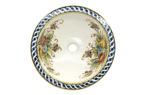 Lavabo rond encastrable évier