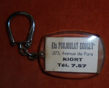 ETS POUJOULAT DOUCET 373 Avenue de Paris keychain - NIORT FUEL heating