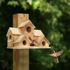 Nichoir à oiseaux pour l'extérieur, nid créatif, nid en bois pour