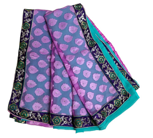 Robe vintage indienne sari - robe,