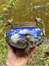 Vase Bronze Faïence Art