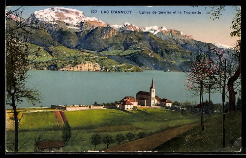 Cpa sevrier lac - cpa, /lac