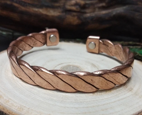 Bracelet magnétique cuivre - bracelet, en